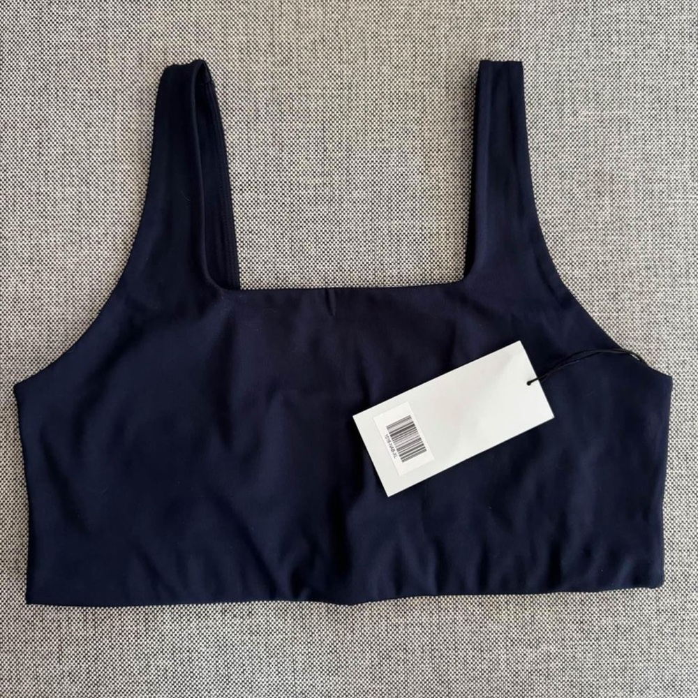 NWT Girlfriend Collective XL Skyline (Navy) Tommy Cropped Bra
